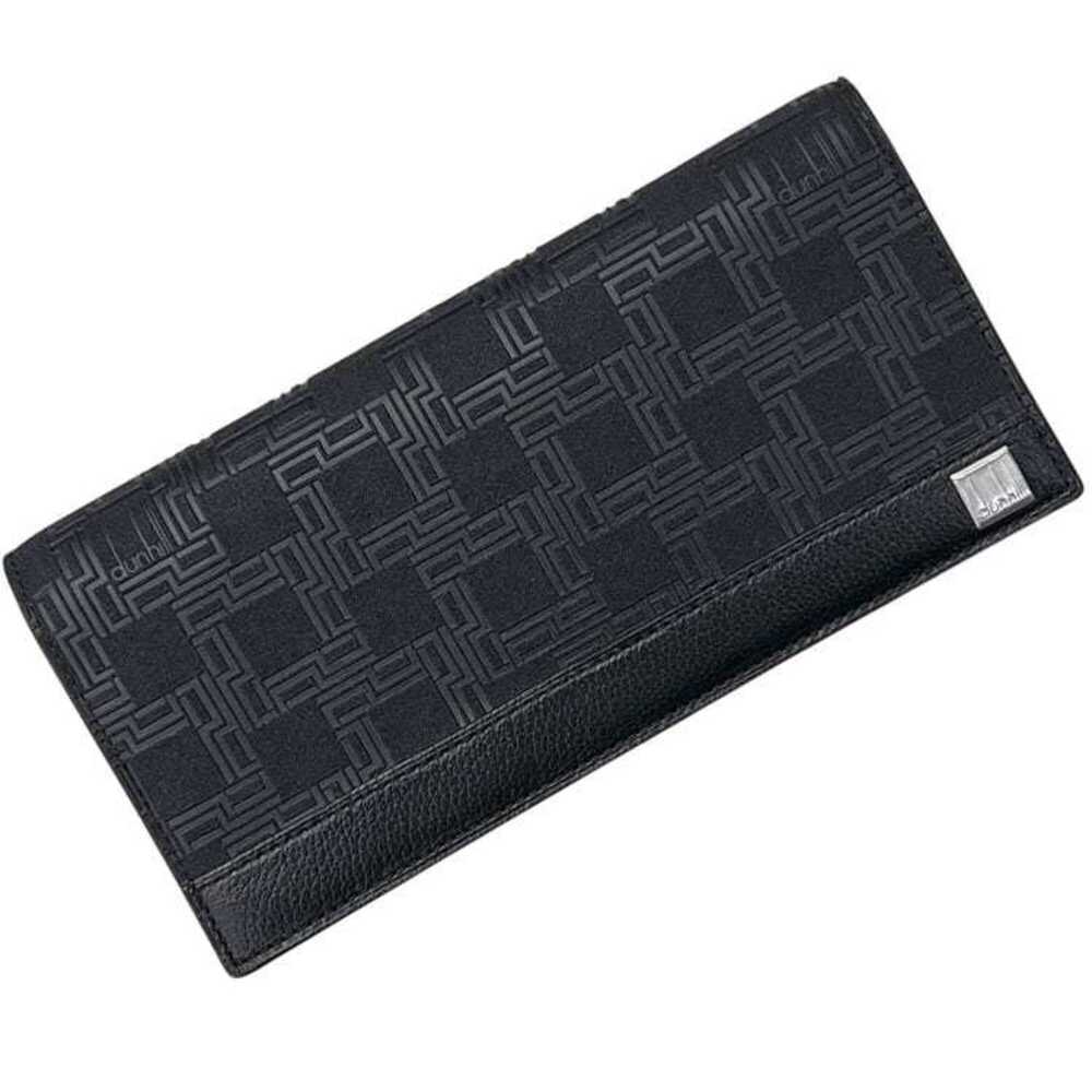 Dunhill Bi-fold Long Wallet, Black, D-Eight L2LH10A, Leather dunhill